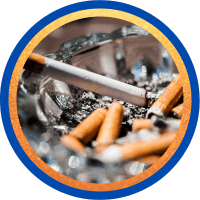 Mẫu đầu lọc thuốc lá làm xét nghiệm ADN